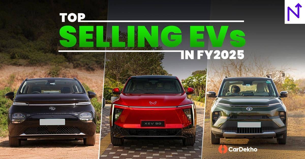 Top Electric Car Models in India FY2025 : MG Windsor EV At the top