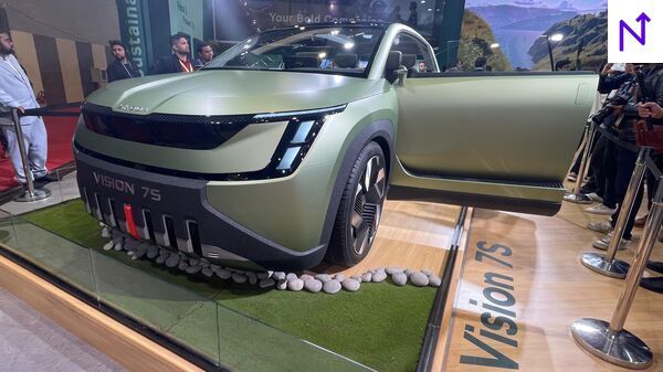 Skoda Auto Debuts Vision 7S Concept at Auto Expo 2025