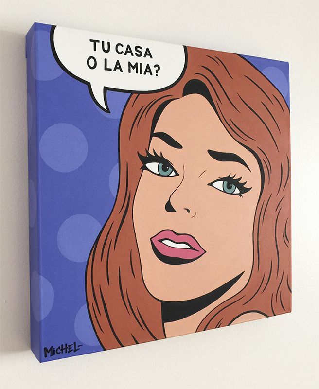 Tu Casa ©2019 Acrylic on Canvas 20" x 20
   "