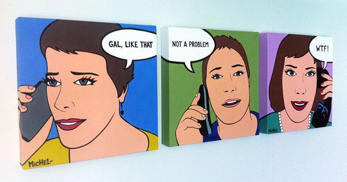 Commission of 3 sisters on phones