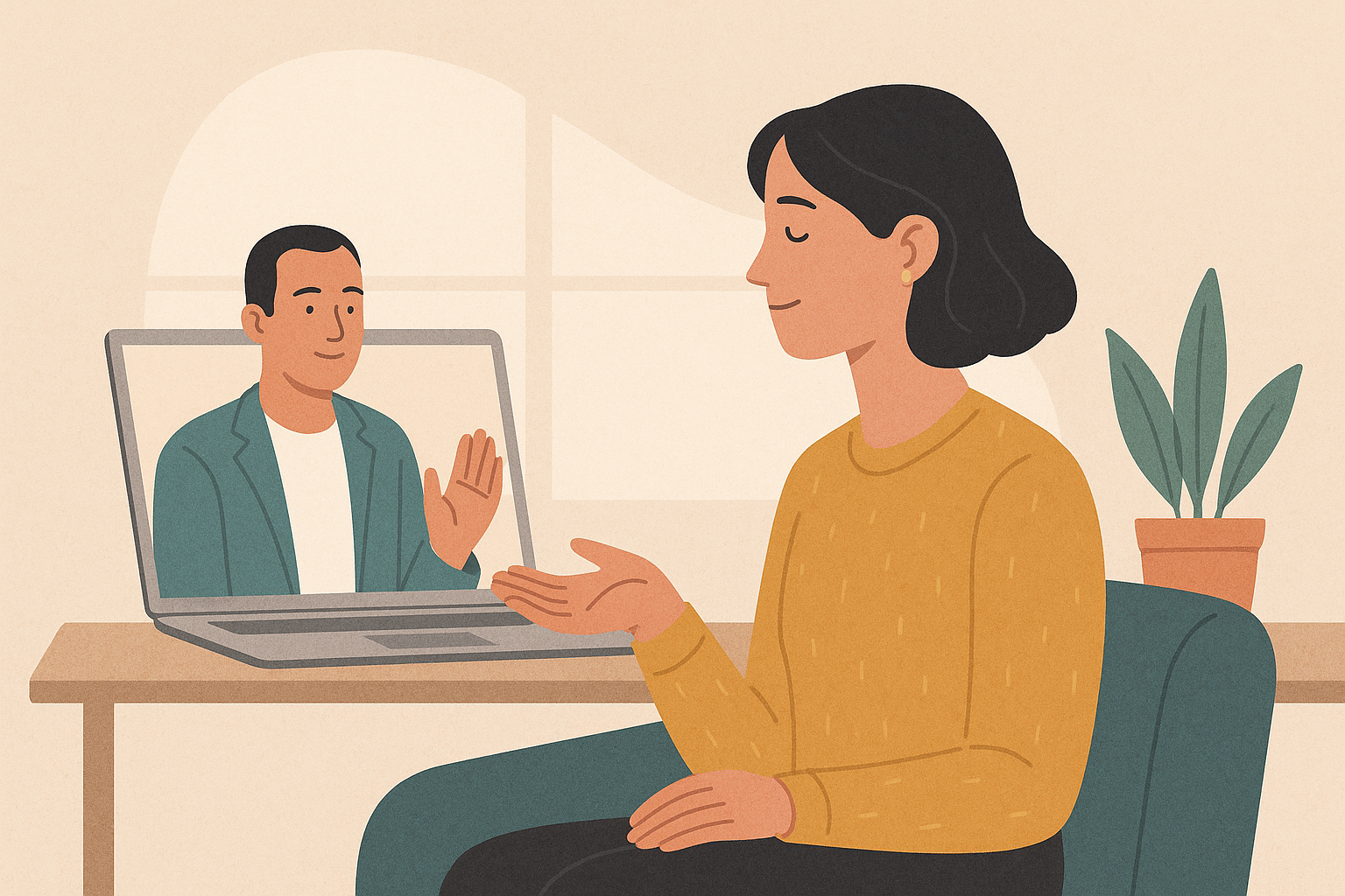 Обложка для Психологическая поддержка онлайн – преимущества и как выбрать специалиста