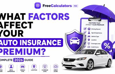 What Factors Affect Your Auto Insurance Premium? Complete 2026 Guide