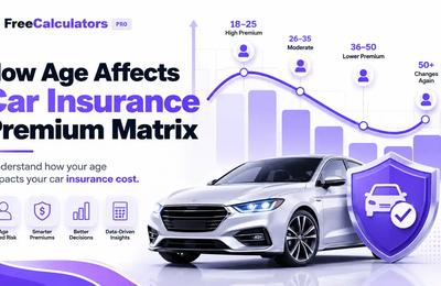 How age affects car insurance premium matrix