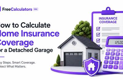 How to Calculate Home Insurance Coverage for a Detached Garage