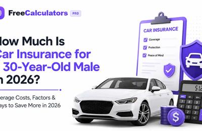 How Much Is Car Insurance for a 30-Year-Old Male in 2026?