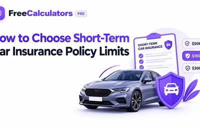How to Choose Short-Term Car Insurance Policy Limits
