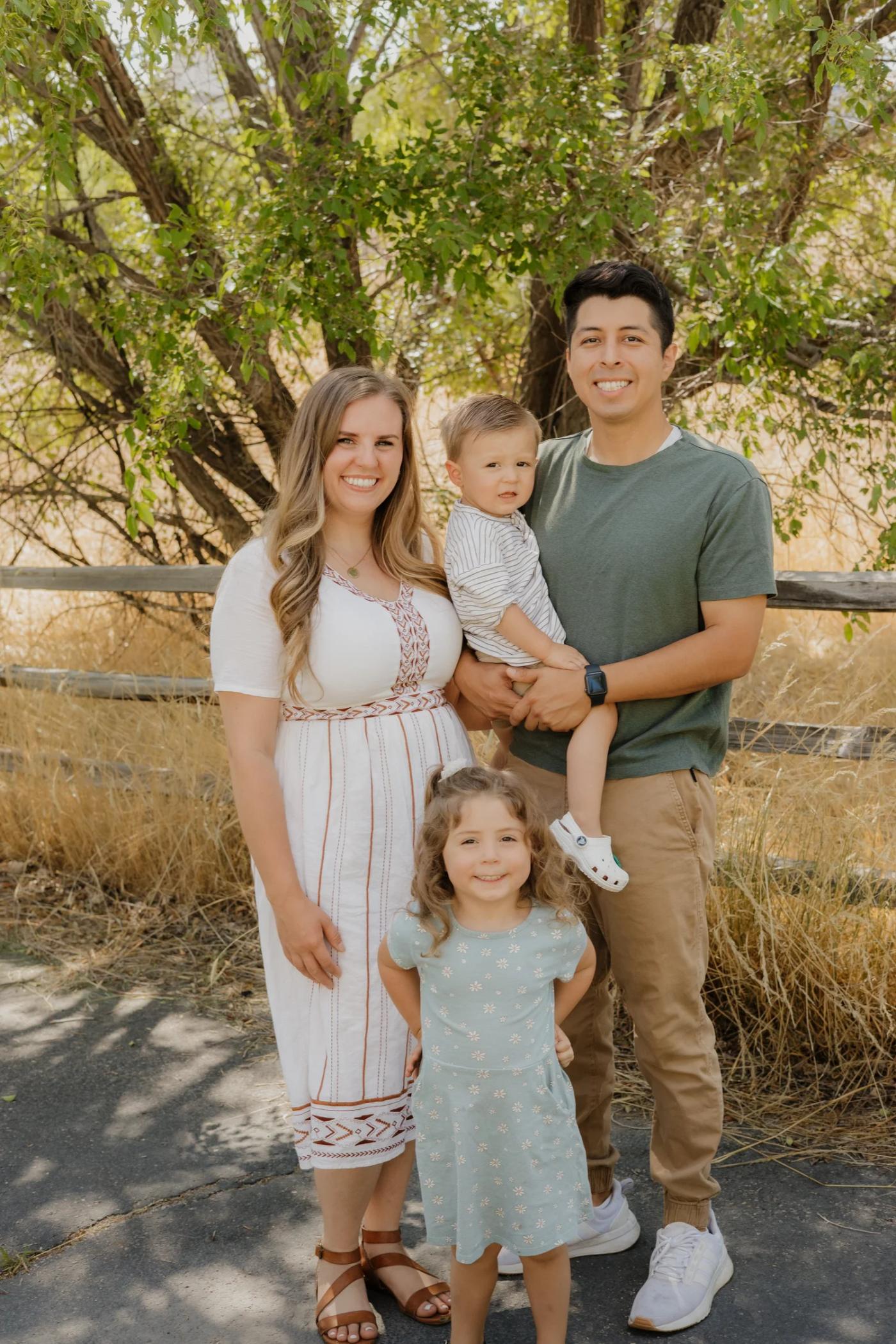 Quick Family Session While Visiting Town