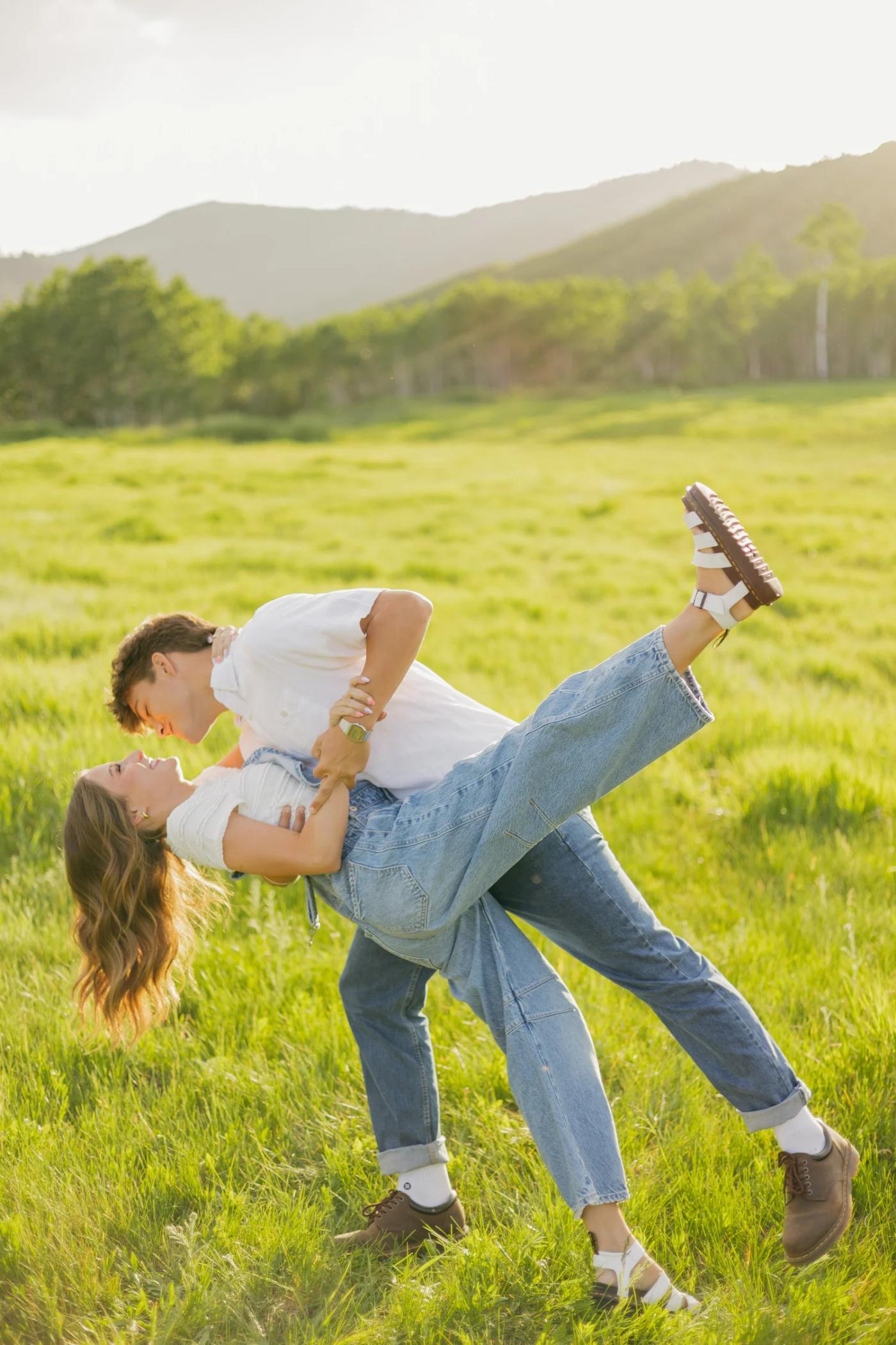 Dreamy Couples Session at Cascade Springs