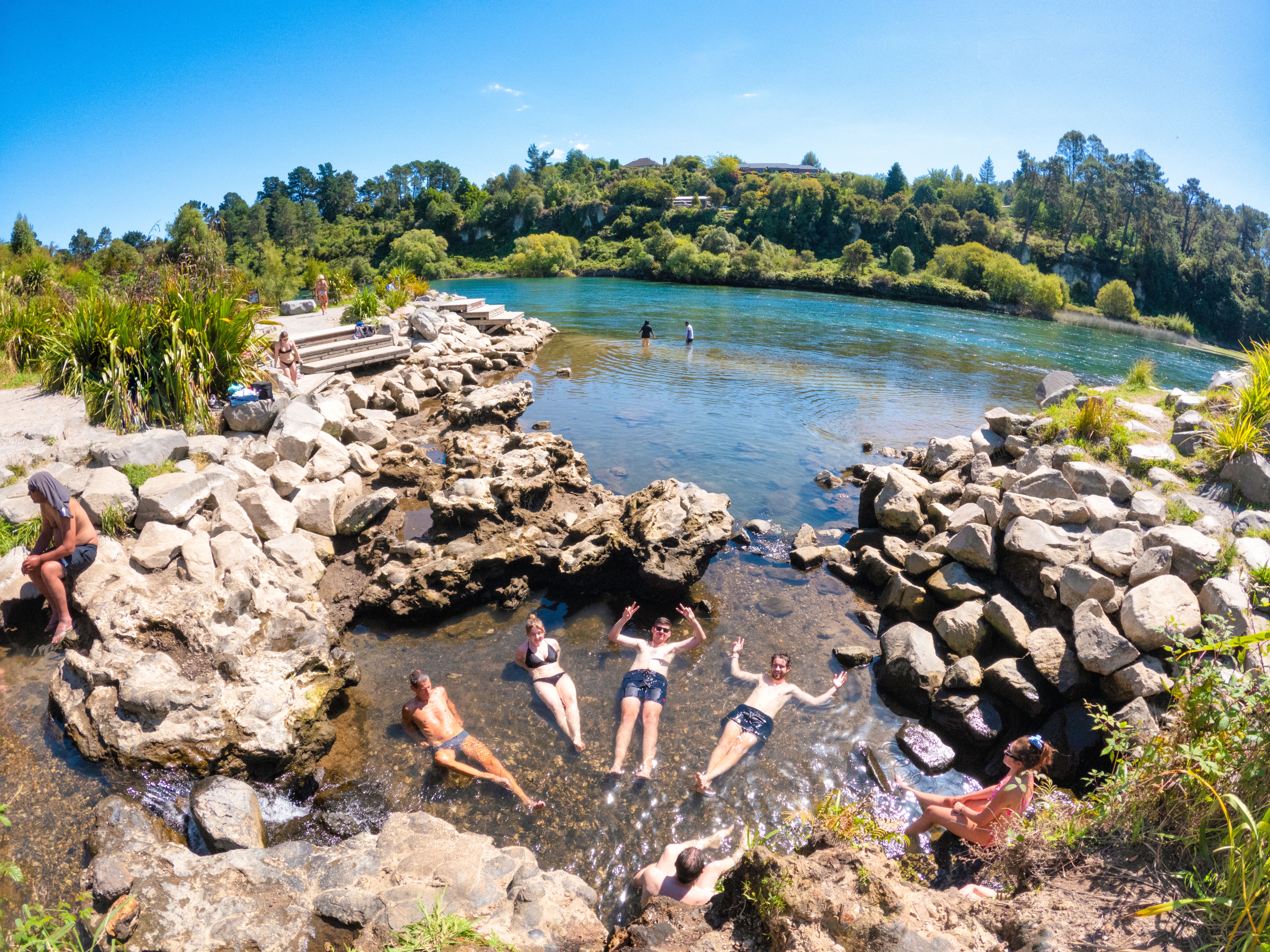 New Zealand hot springs