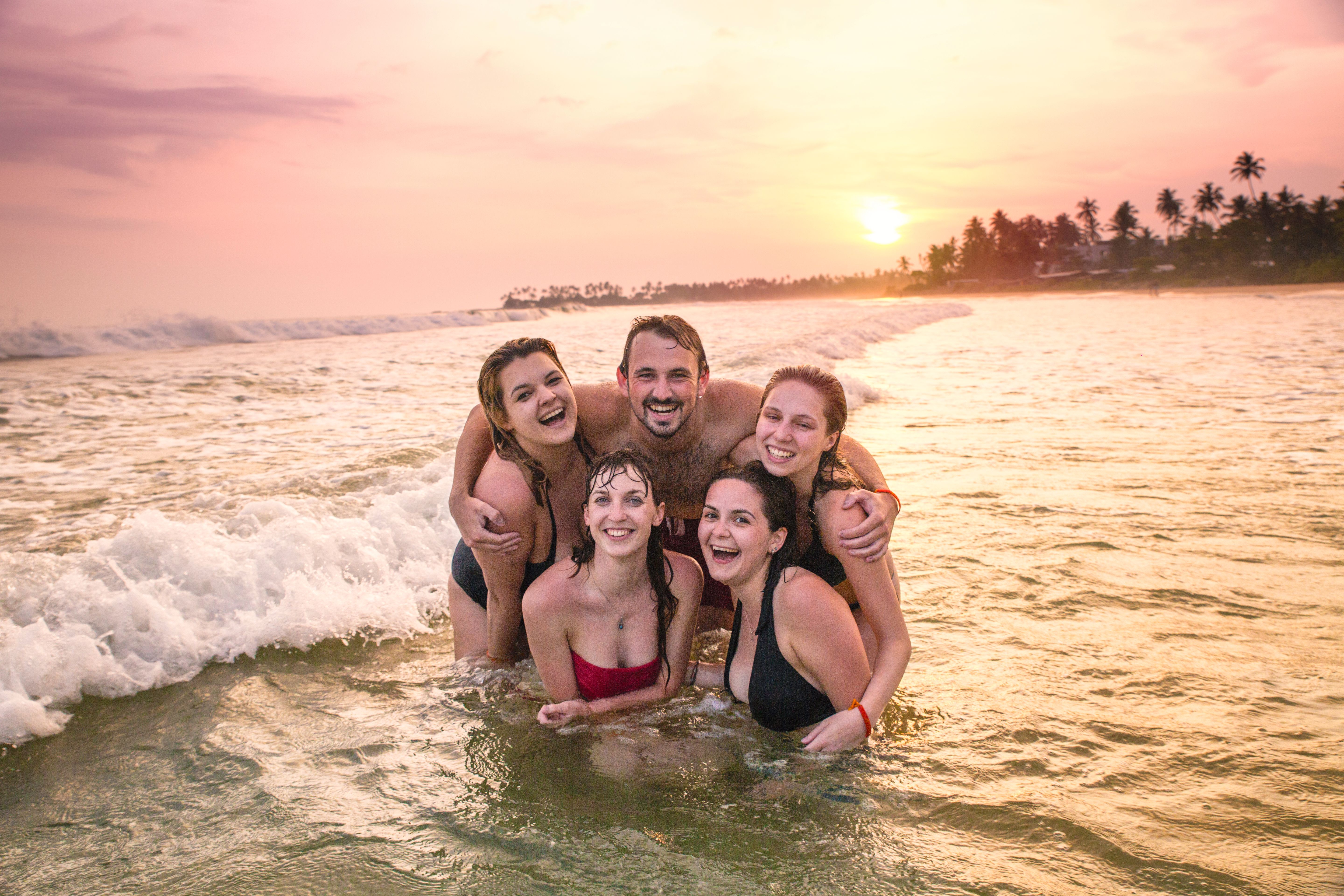 Sri lanka beach group