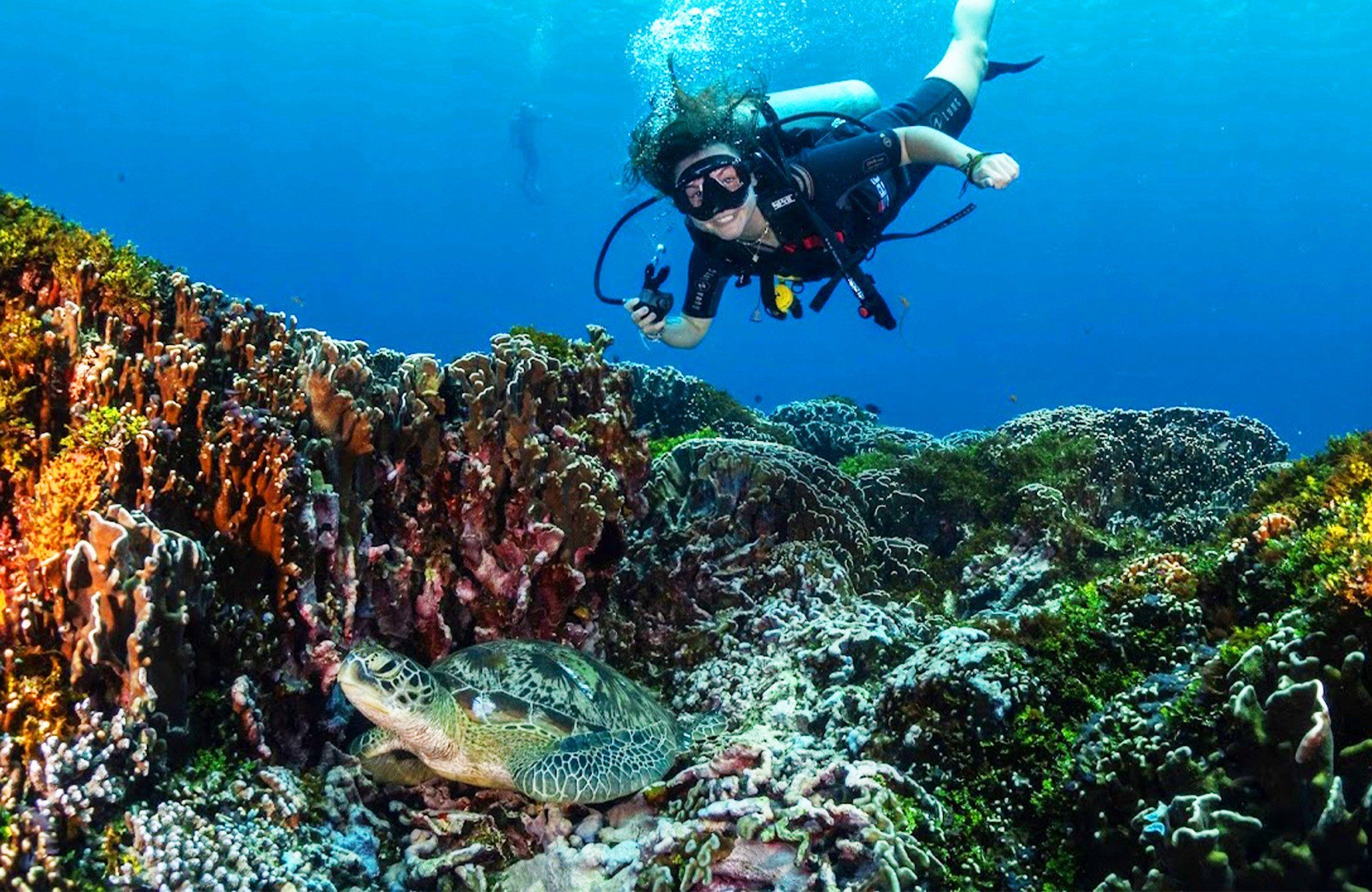 Thailand diving girl