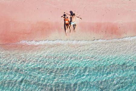 Indonesia pink beach