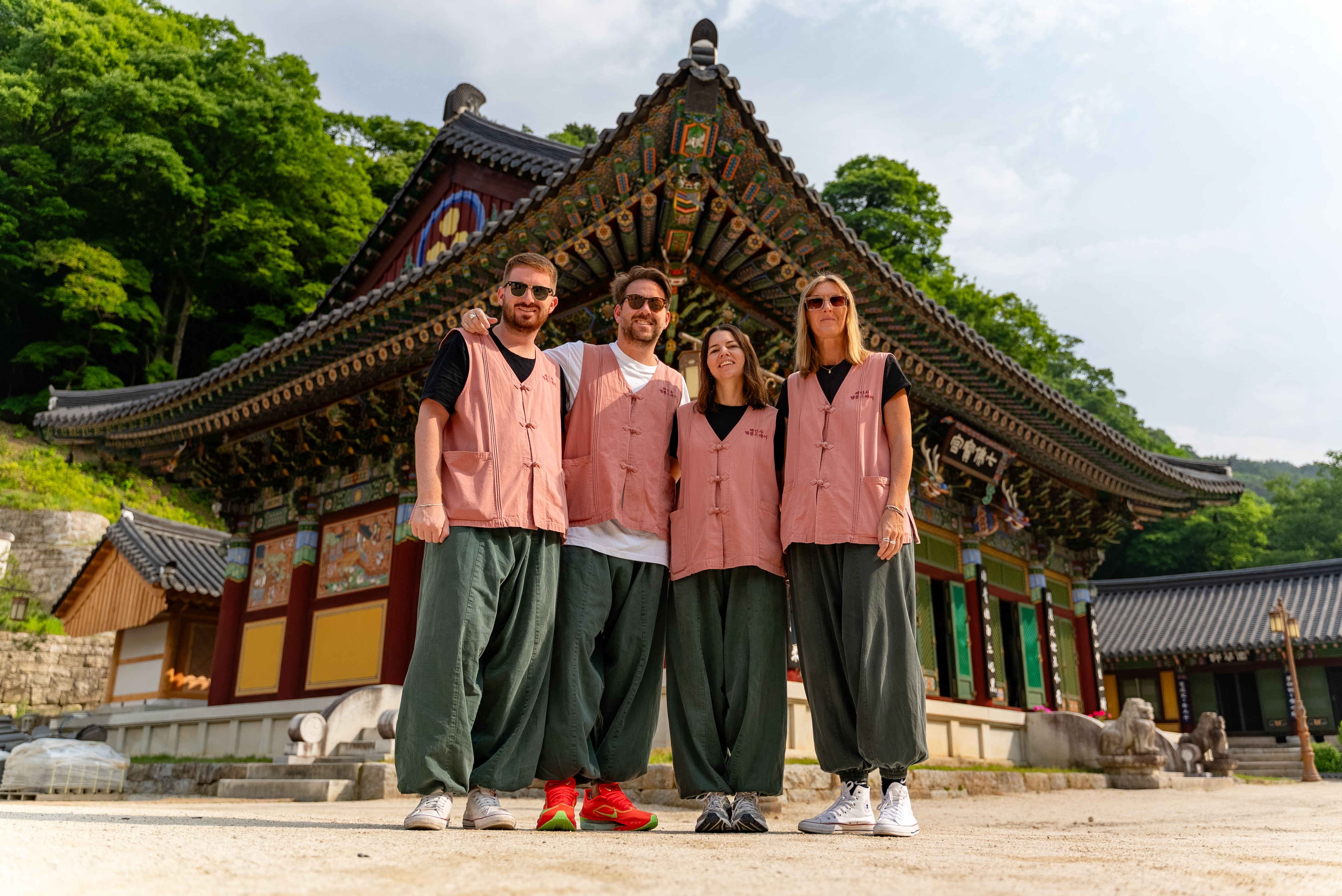 Young man sitting at Phi Phi Islands viewpoint