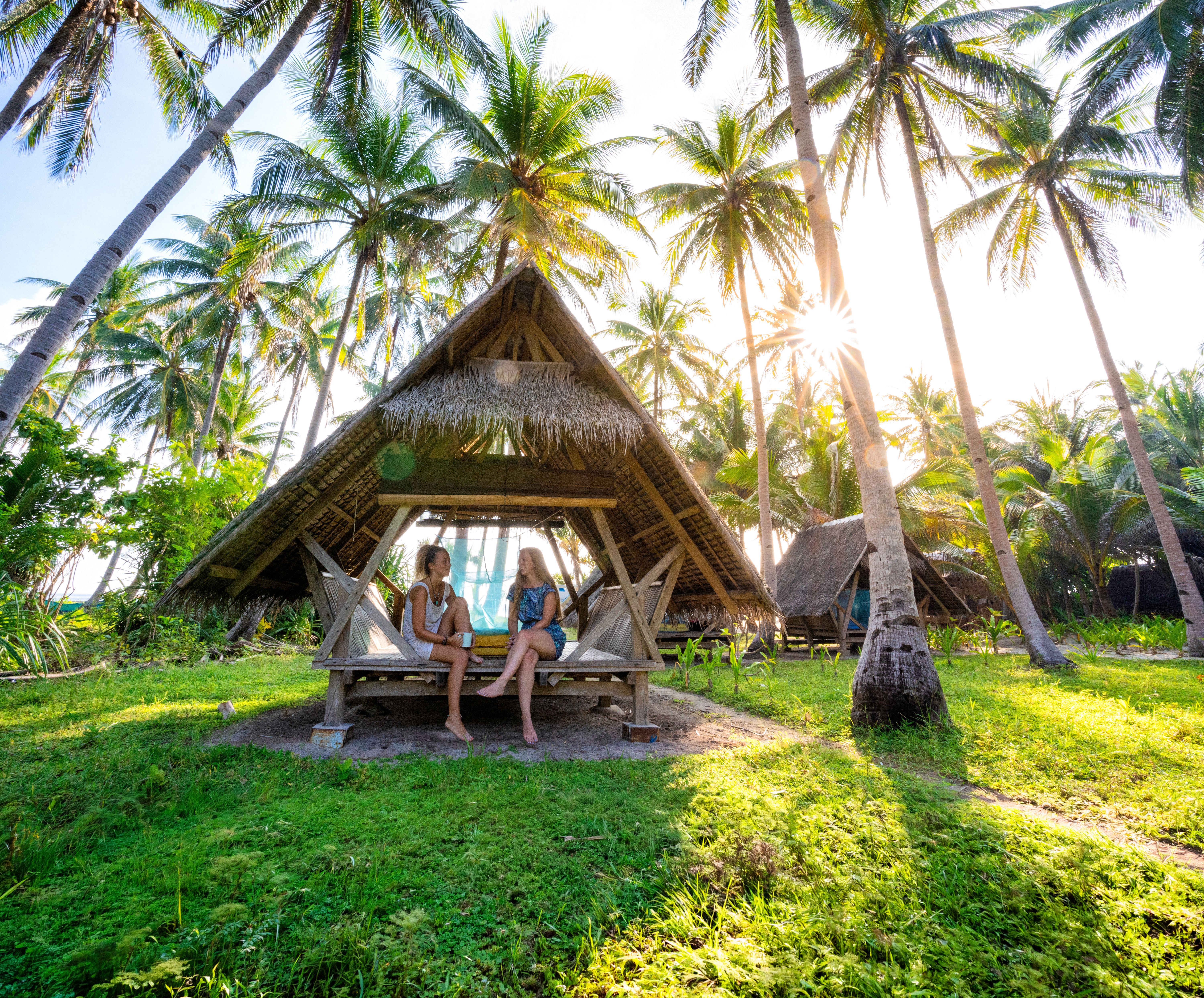 Philippines island hut