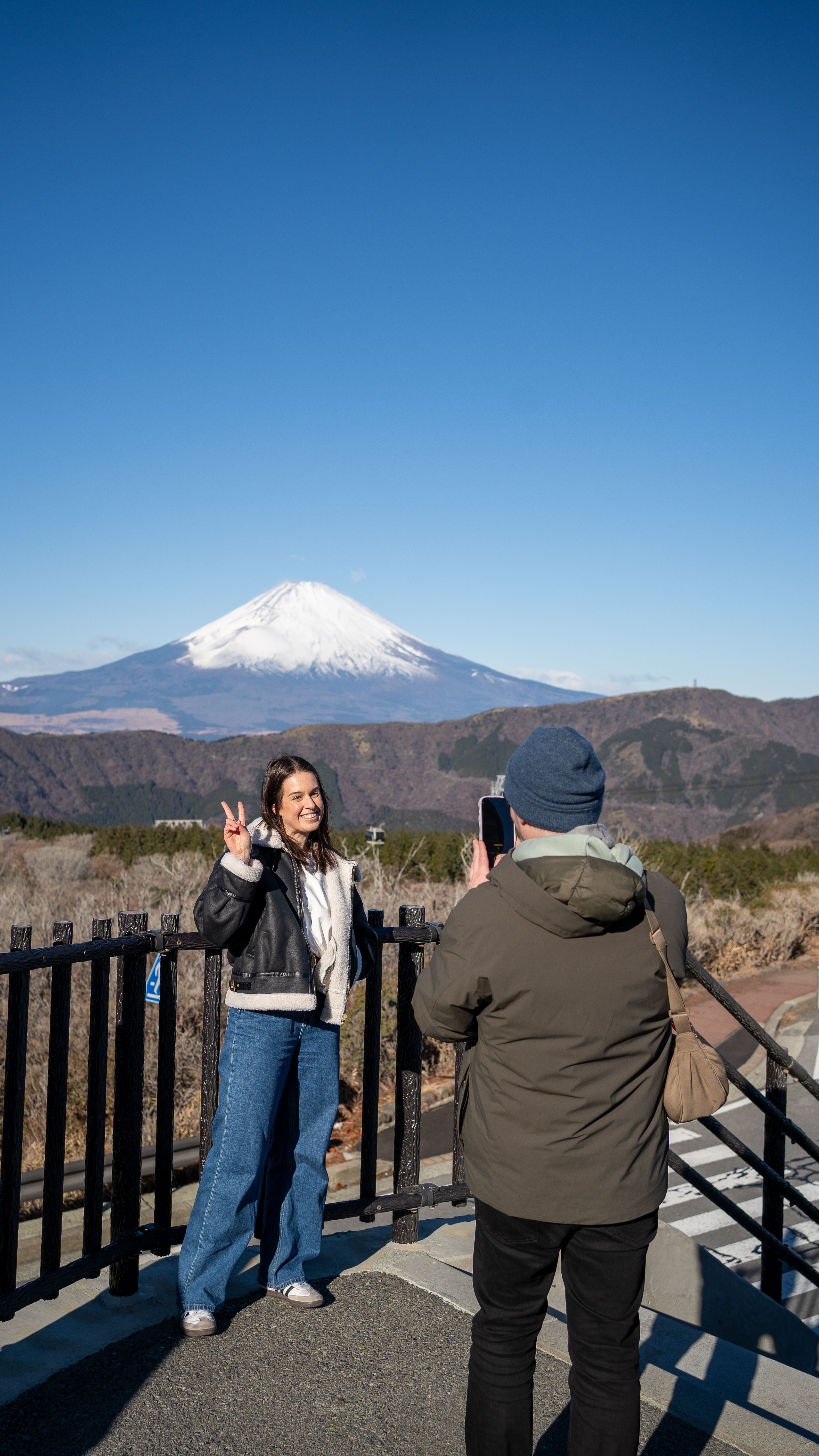 Mount Fuji selfie