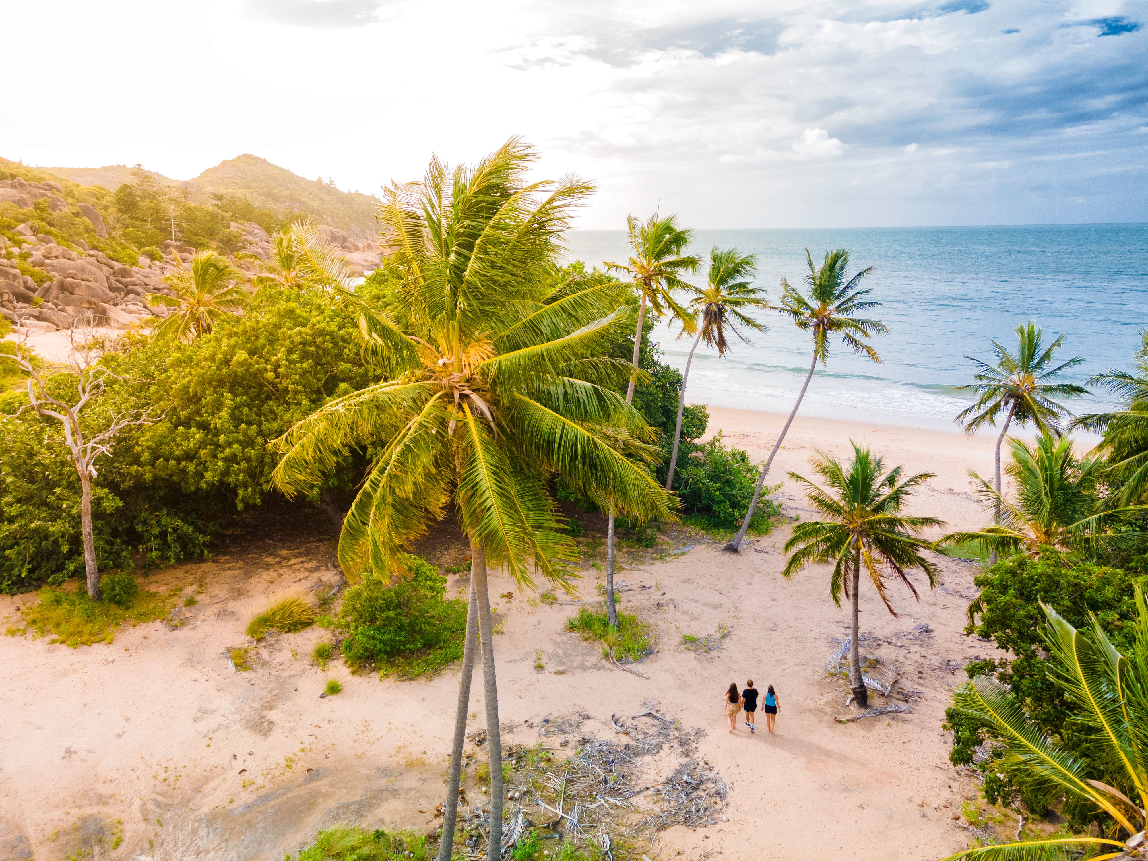Australia beach drone