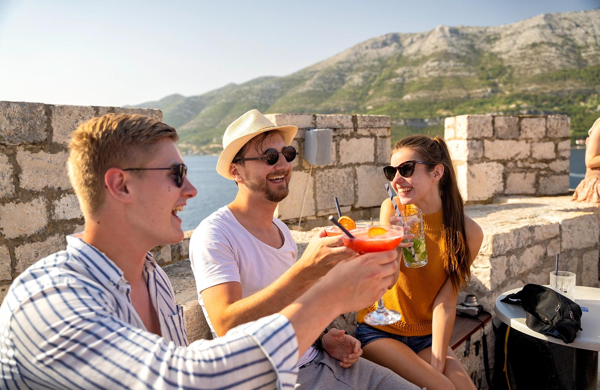 Cheers in Croatia!