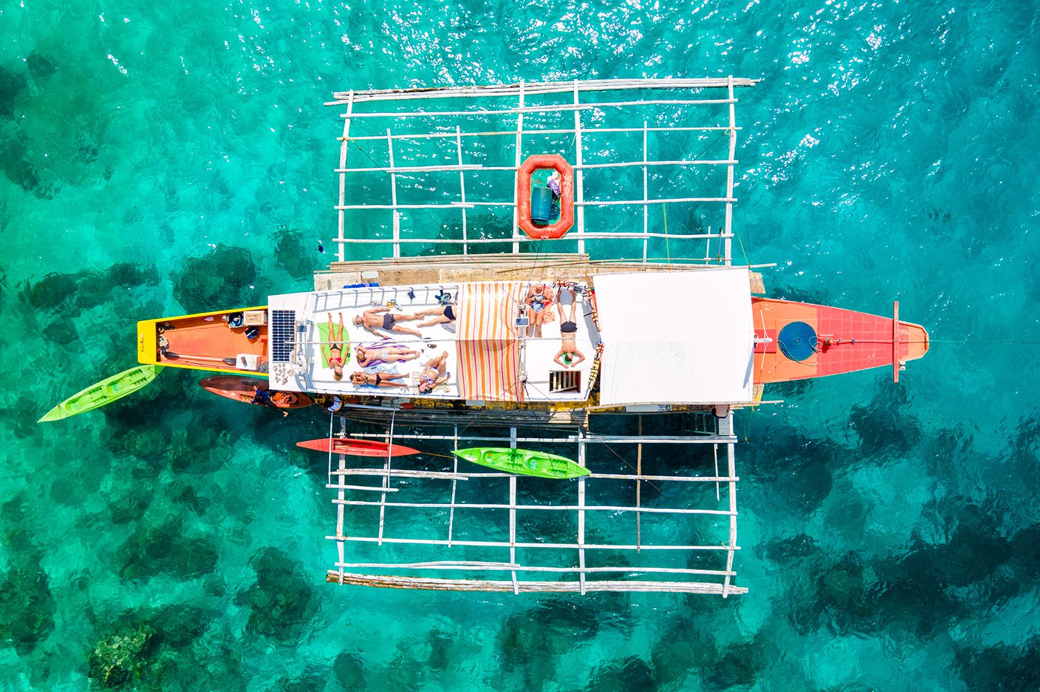 Drone Philippines boat