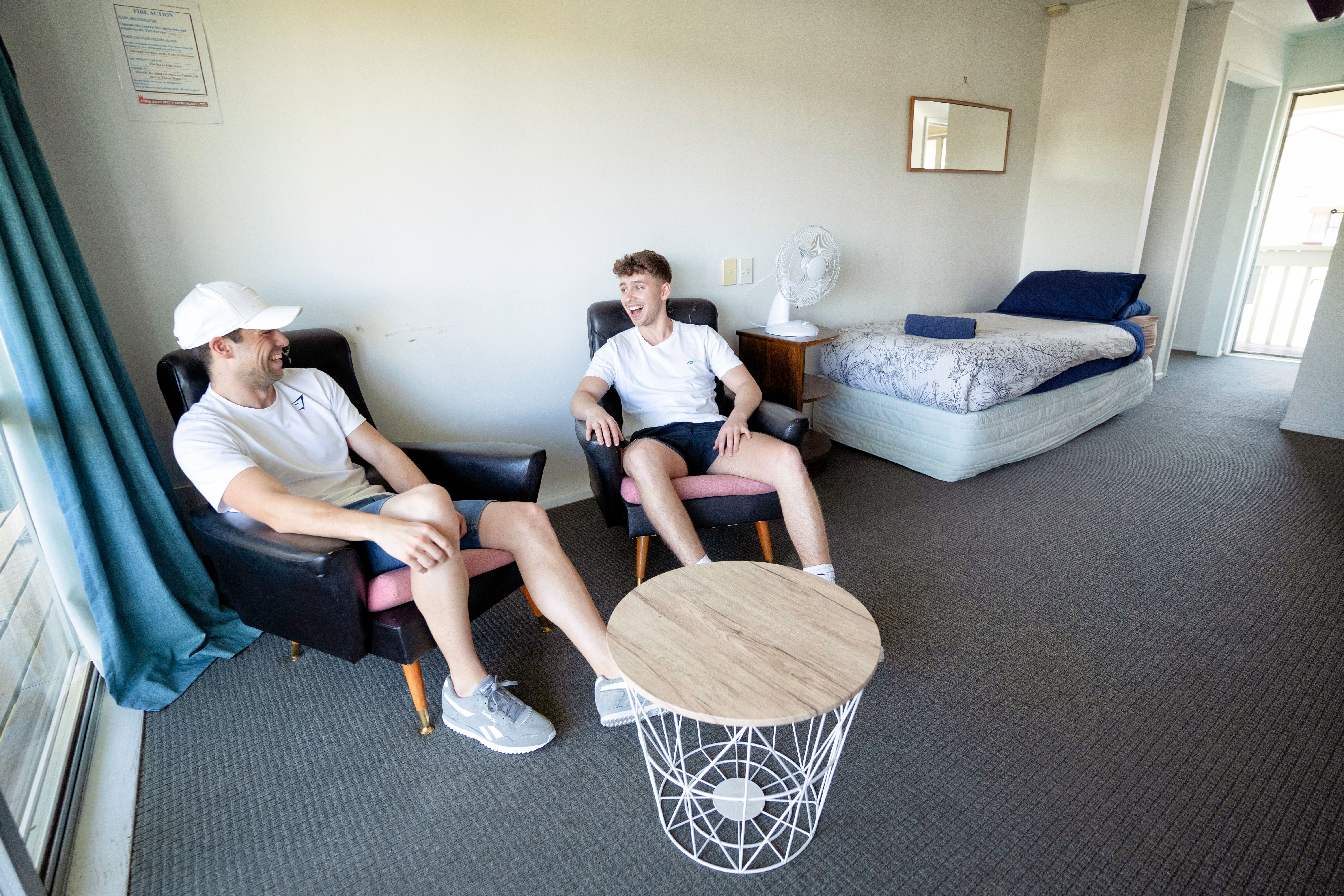 Boys in accom NZ