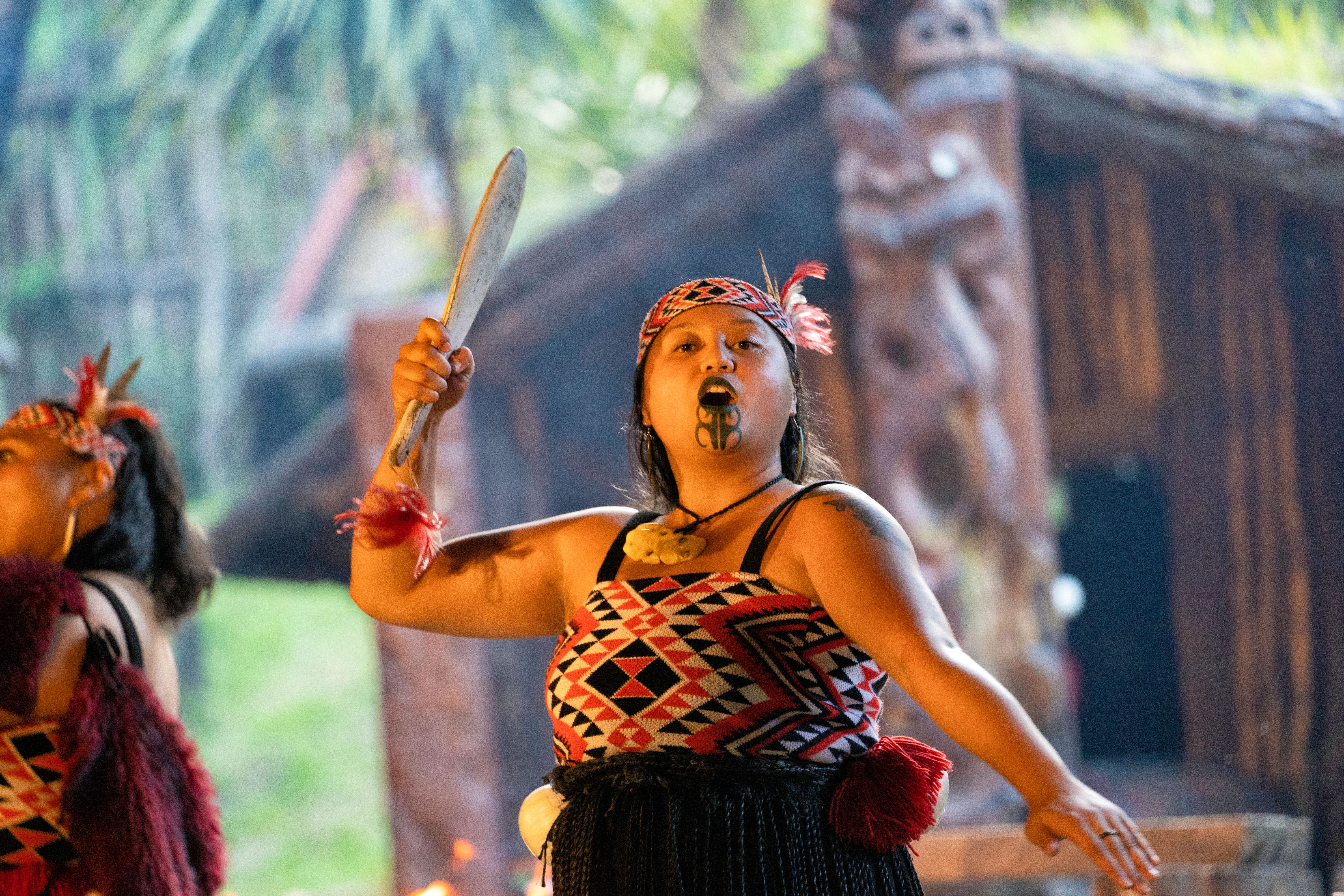 NZ Maori village