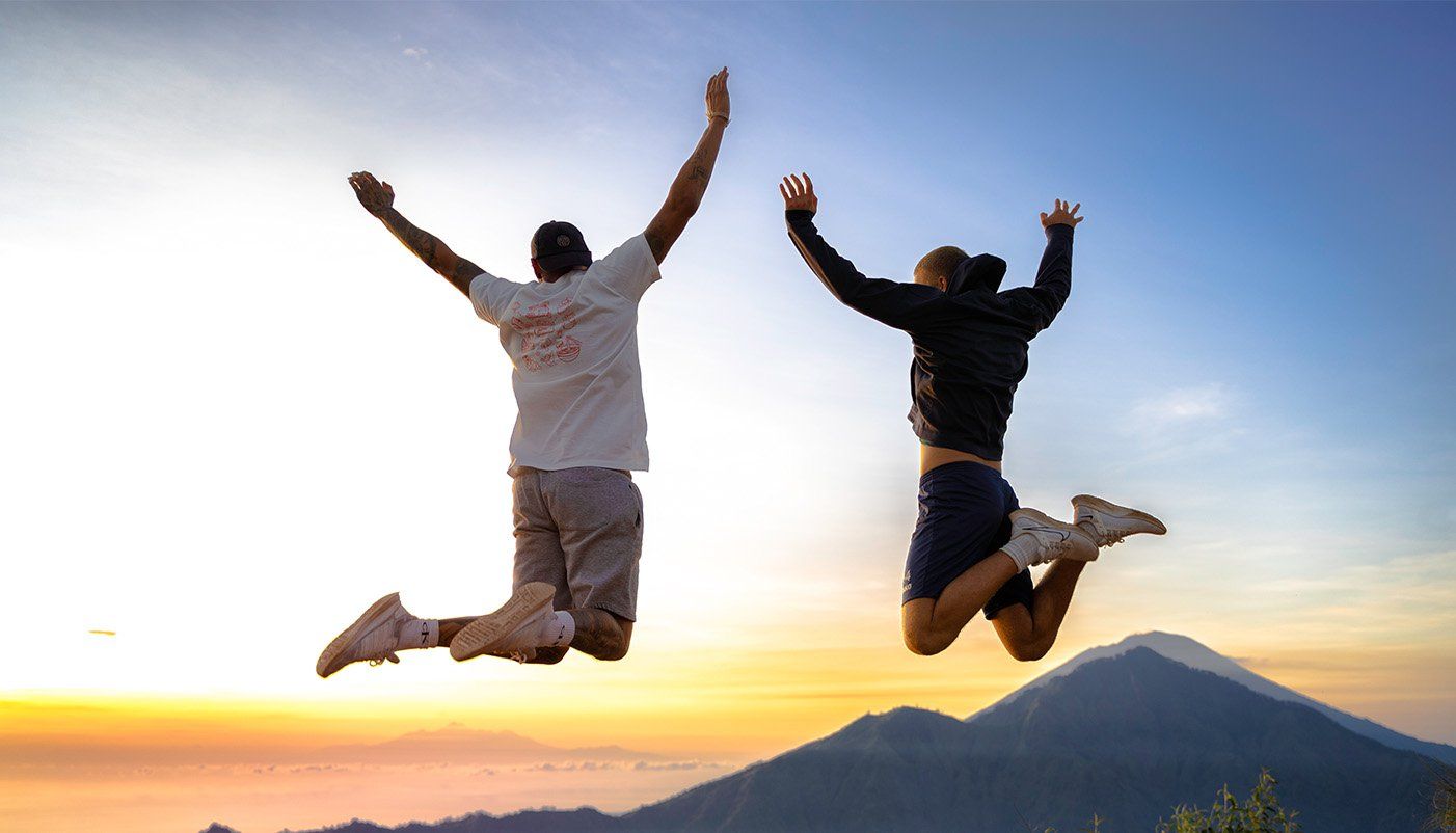 Bali mt batur hike jump