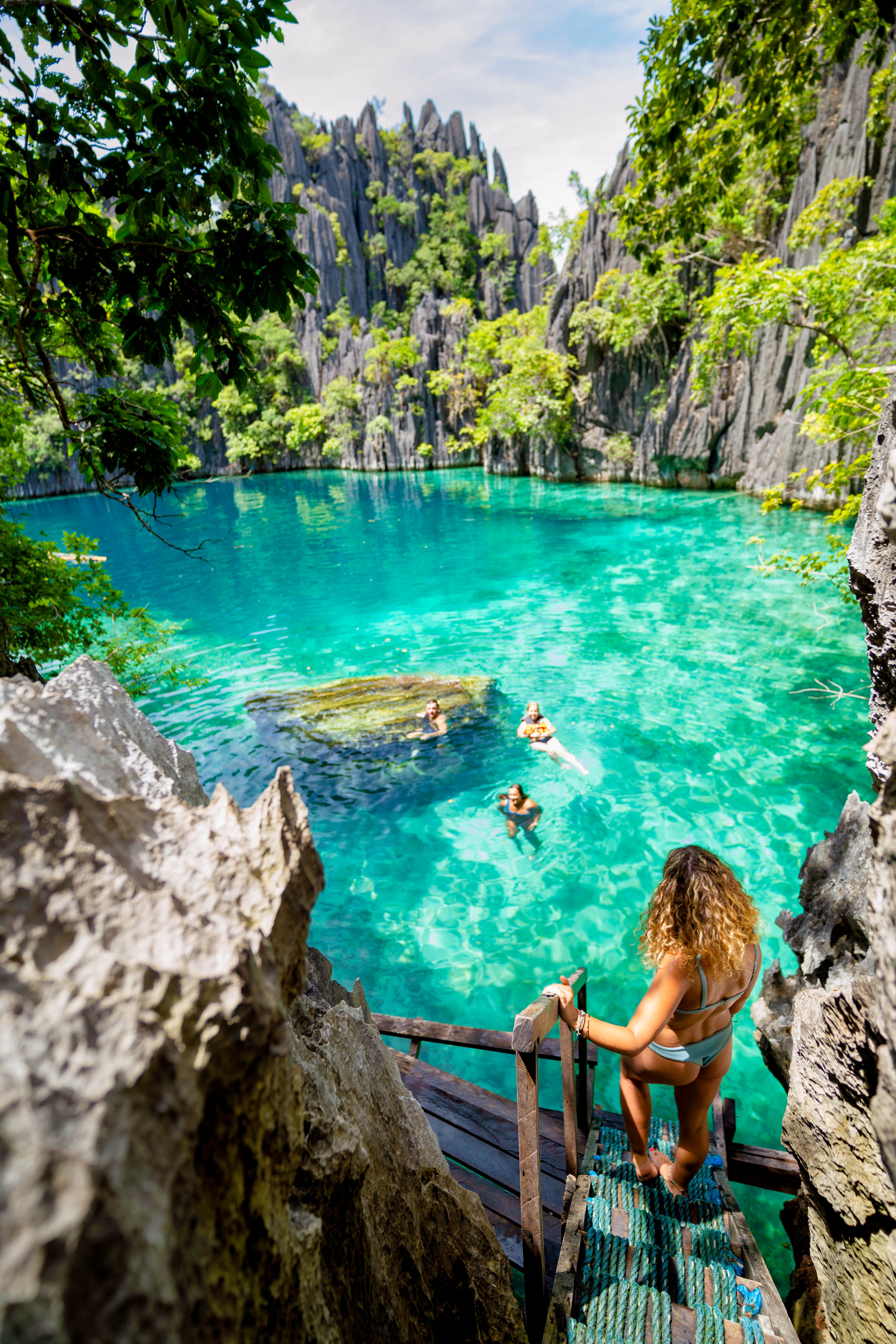Philippines twin lagoon 