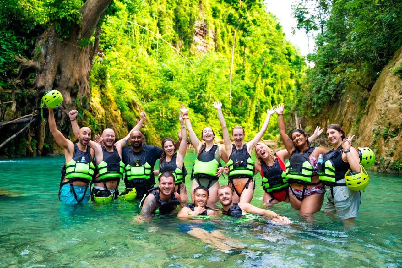 Philippines canyoneering group