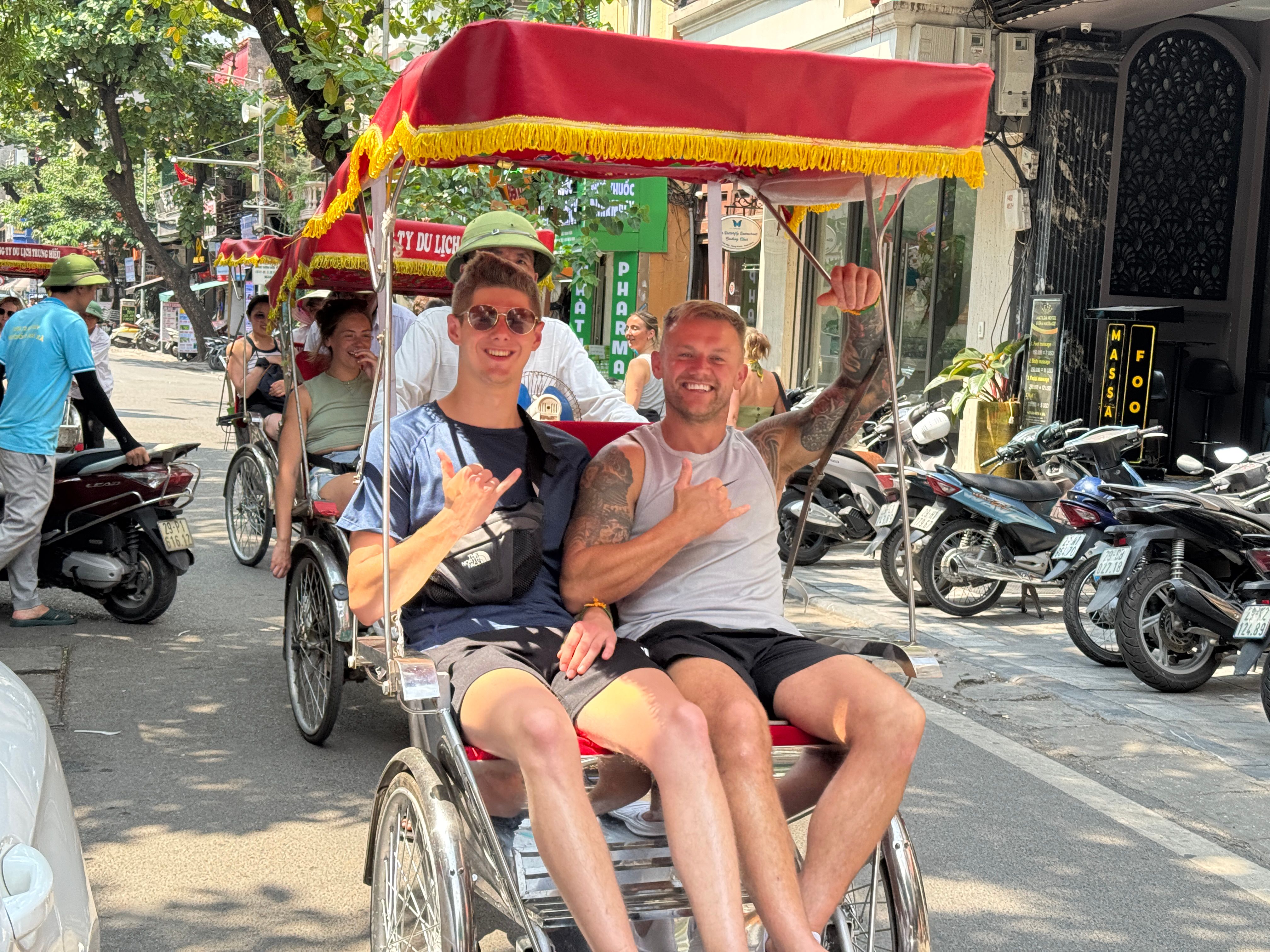 INTRO Travel Vietnam Experience Group Tours Hanoi Rickshaw