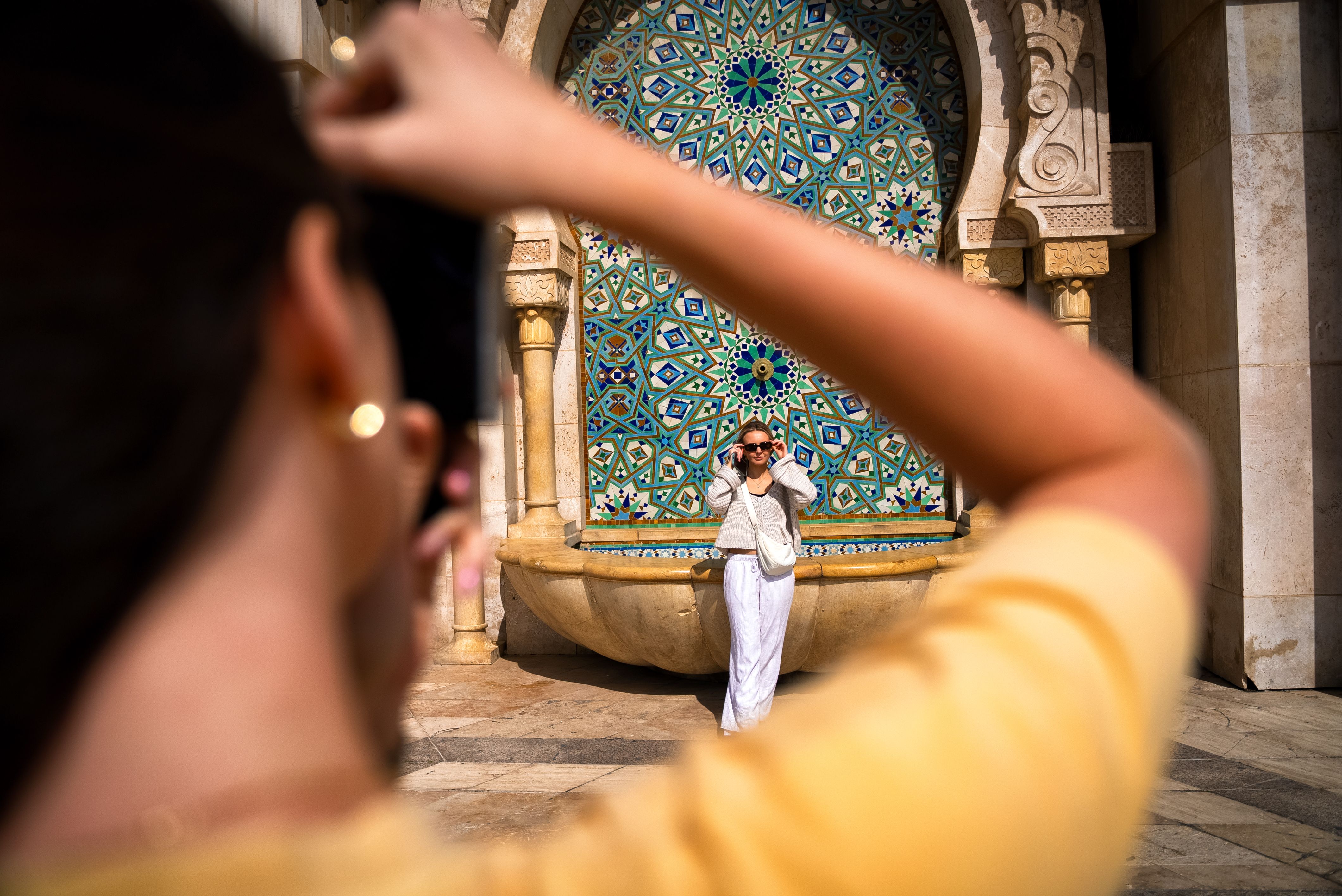 Morocco casablanca mosque