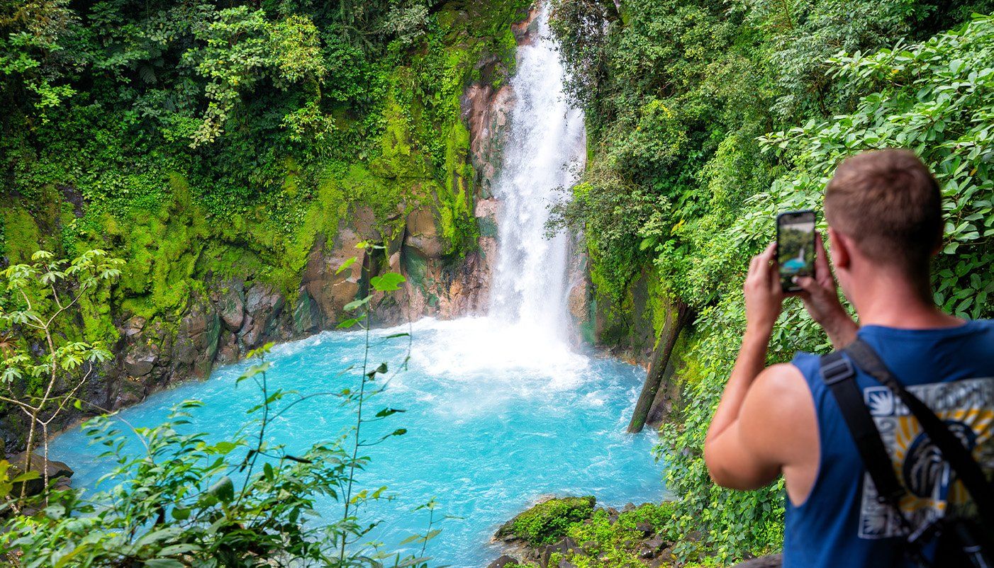 Central America waterfall photo