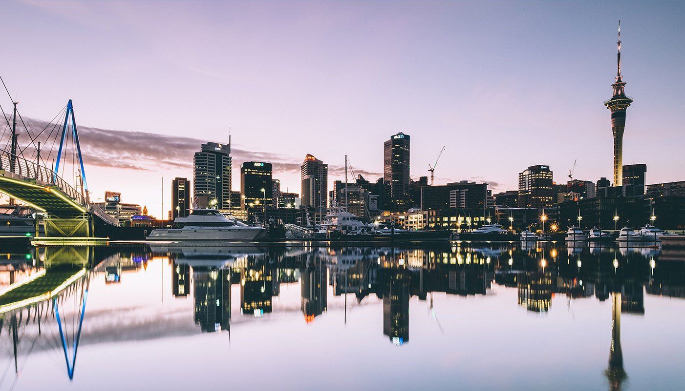 Auckland city skyline