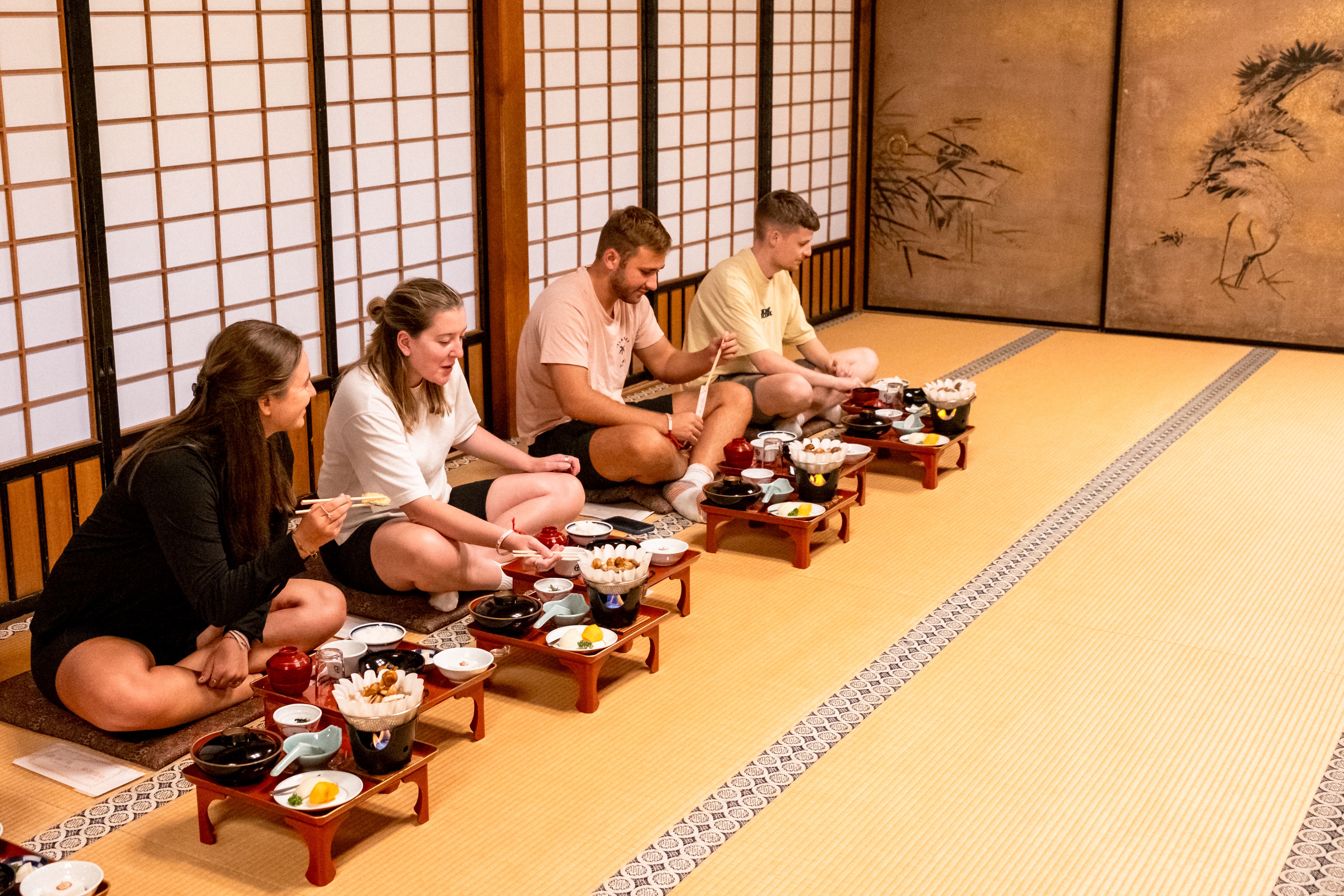 Temple overnight stay Japan