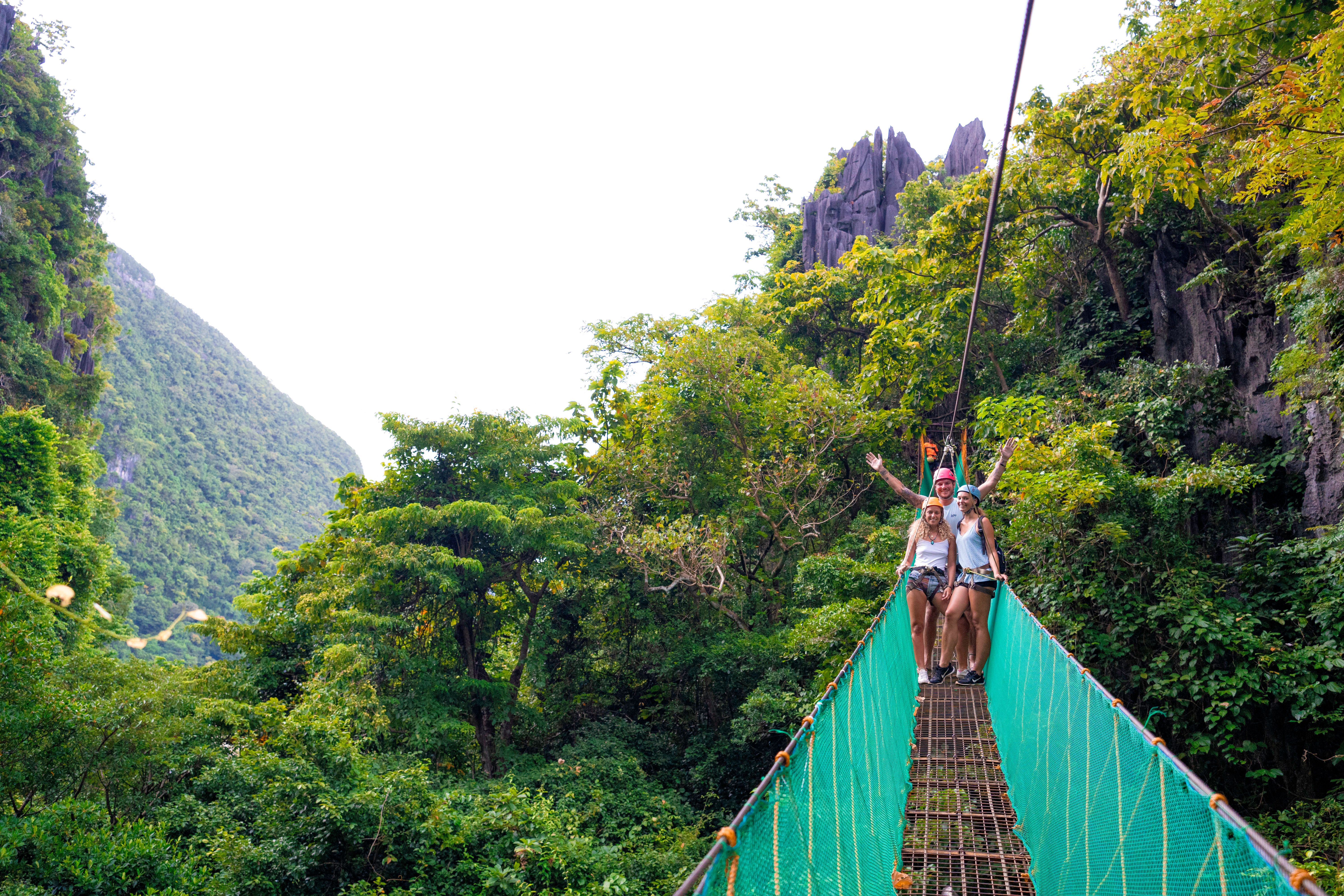 Philippines canopy walk el nido