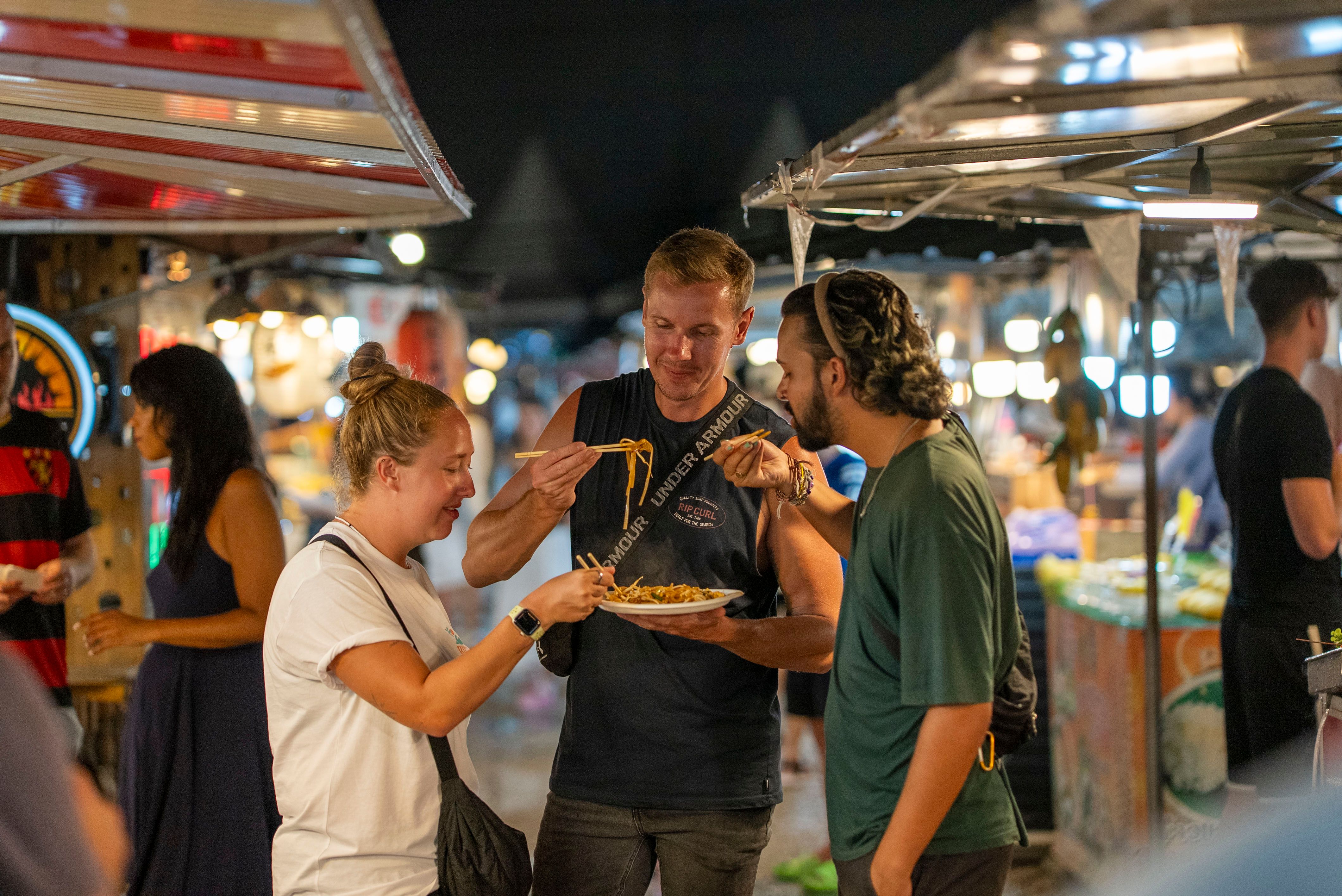 Krabi night market Thailand