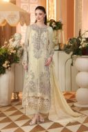 3 Piece Embroidered Chiffon Suit - MPC-26-208 thumbnail 1