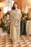 3 Piece Embroidered Chiffon Suit - MPC-26-208 thumbnail 7
