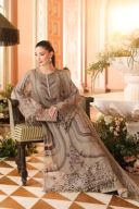 3 Piece Embroidered Chiffon Suit - MPC-26-201 thumbnail 2