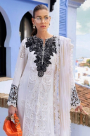 3 Piece Stitched Embroidered Paper Cotton Suit | D-2505-A thumbnail 2