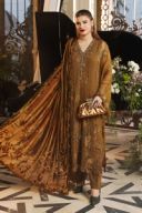 3 Piece Embroidered Chiffon Suit - MPC-26-205 thumbnail 2