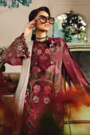 3 Piece Stitched Embroidered Cambric Suit | MPT-2709-A thumbnail 4