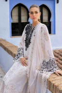 3 Piece Stitched Embroidered Paper Cotton Suit | D-2505-A thumbnail 5