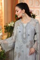 3 Piece Embroidered Chiffon Suit - MPC-26-206 thumbnail 4