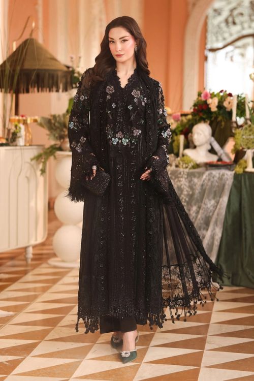 3 Piece Embroidered Chiffon Suit - MPC-26-204