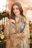 3 Piece Embroidered Chiffon Suit - MPC-26-203 thumbnail 2