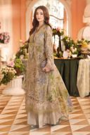 3 Piece Embroidered Chiffon Suit - MPC-26-203 thumbnail 4