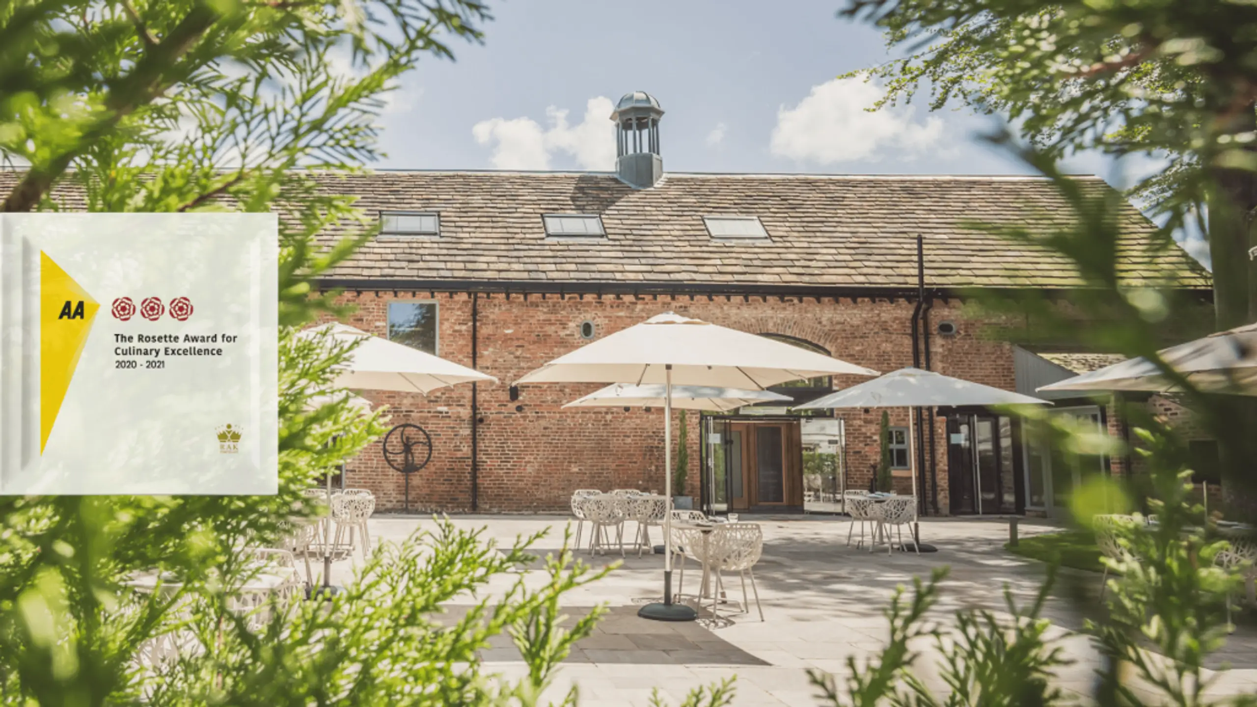 The Barn awarded 3 AA Rosettes