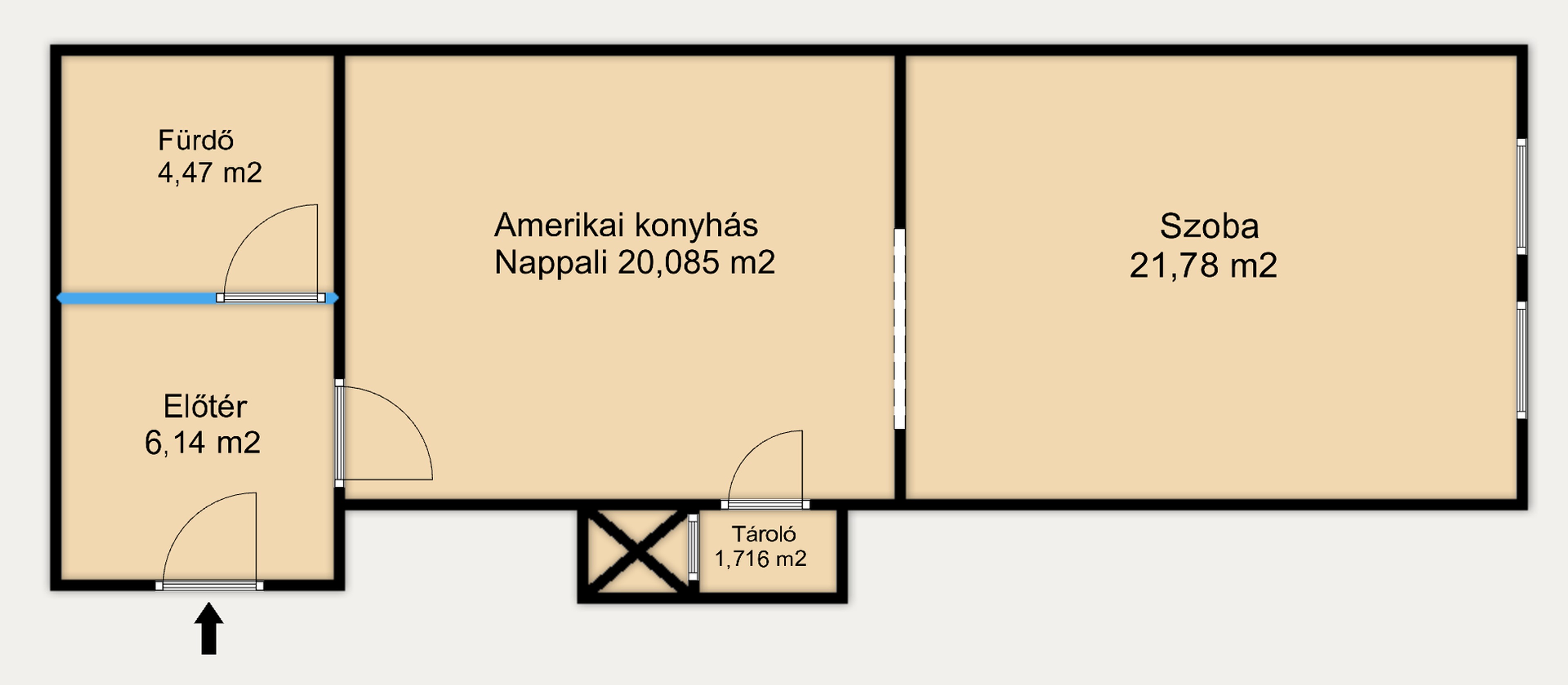 Józsefváros - Magdolnanegyed, Lakás – alaprajz