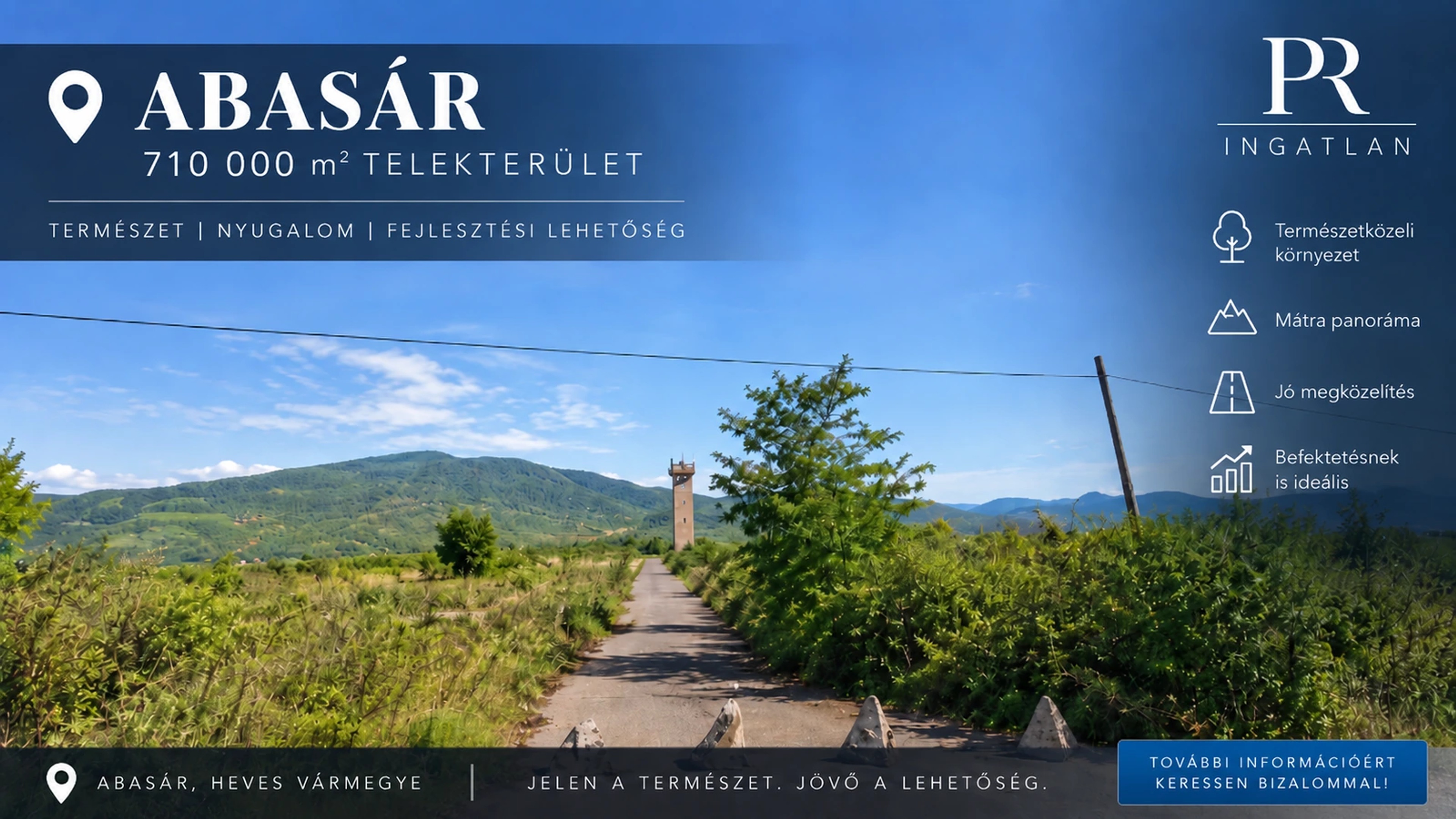 Abasár, Külterületi telek – abasar 710000 m2 telekterulet grafika