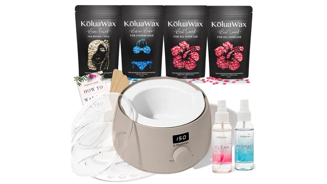 KoluaWax Premium Waxing Kit – The Ultimate Luxury Hair Removal Solution for Women