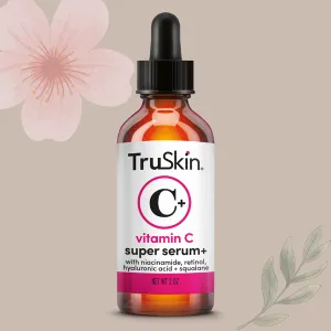 TruSkin Vitamin C Serum – Anti Aging Facial Serum with Vitamin C, Hyaluronic Acid, Vitamin E – Brightening Serum